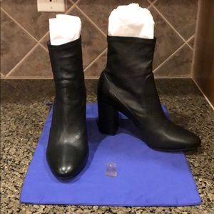 Aquazzura So Me Leather Booties Black Size 38